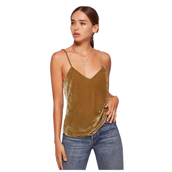 Reformation Tops - Reformation Velvet Cami Xsmall